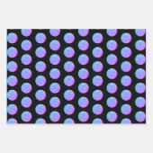 Moderne Luxe Sparkle Paarse Glitter Polka Dots Inpakpapier Vel (Voorkant)