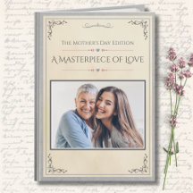 Moderne luxe sprookjesboek Premium Moederdagkaart