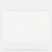 Moderne luxe trouwpersonalatie acryl bord (Voorkant)
