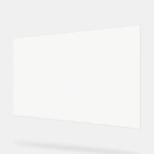 Moderne luxe trouwpersonalatie acryl bord (Hoek)
