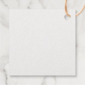 Moderne luxe trouwpersonalatie bedankjes labels (Achterkant)