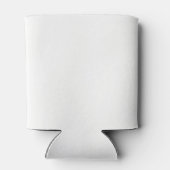 Moderne luxe trouwpersonalatie blikjeskoeler (Achterkant)