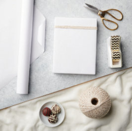 Moderne luxe trouwpersonalatie cadeaupapier