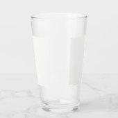 Moderne luxe trouwpersonalatie glas (Links)