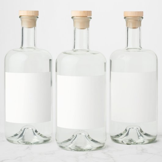 Moderne luxe trouwpersonalatie likeurfles etiket (Flessen)