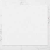 Moderne luxe trouwpersonalatie likeurfles etiket (Enkel label)