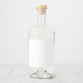 Moderne luxe trouwpersonalatie likeurfles etiket (Voorkant)