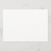 Moderne luxe trouwpersonalatie programmakaart (Achterkant)