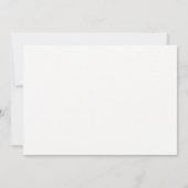 Moderne luxe trouwpersonalatie save the date (Achterkant)