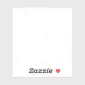 Moderne luxe trouwpersonalatie sticker (Vel)