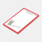 Moderne luxe verzorging gepersonaliseerde collecti post-it® notes (Schuin)