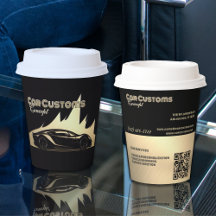 Moderne Luxe Zwart-Gouden Auto Zakelijk