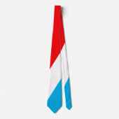 Moderne Luxemburgse vlag Souvenir Stropdas (Voorkant)