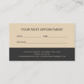 Moderne Luxury Gold Glitter-Benoemingskaart Afsprakenkaartje (Voorkant)