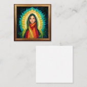 Moderne maagd van Guadalupe Notitiekaartje (Voorkant / Achterkant)