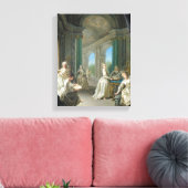 Moderne maagden, 1728 canvas afdruk (Insitu (Woonkamer))