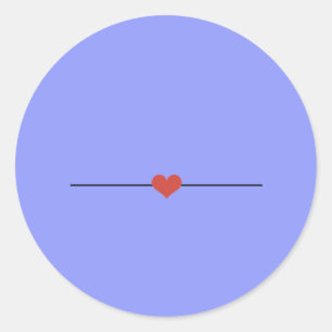 Moderne maagdenpalm maak je eigen ronde sticker