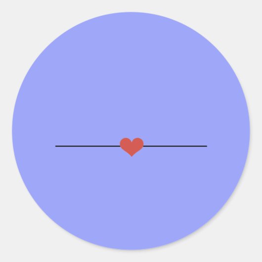 Moderne maagdenpalm maak je eigen ronde sticker (Voorkant)