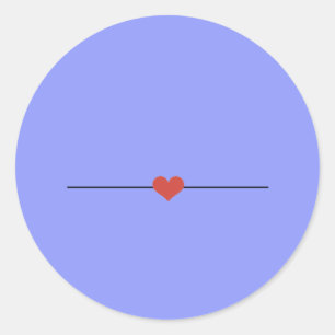 Moderne maagdenpalm maak je eigen ronde sticker