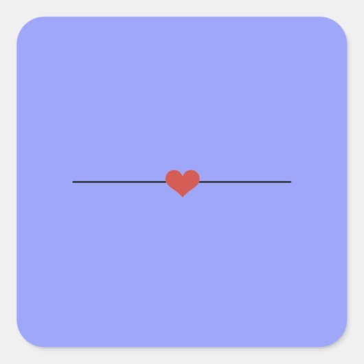 Moderne maagdenpalm maak je eigen vierkante sticker (Voorkant)