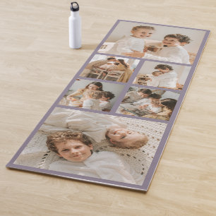 Moderne Maak Je Eigen Foto Collage Paars Yogamat