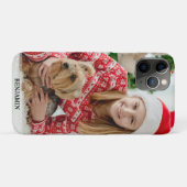 Moderne Maak Je Eigen Foto Naam Huisdieren kindere Case-Mate iPhone Case (Achterkant (horizontaal))