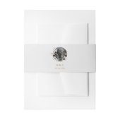 Moderne maan hemelse botanische bruiloft details uitnodigingen wikkel (Voorkant Voorbeeld)