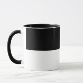 Moderne maandag zwarte lijn Funny Quote Mok (Links)