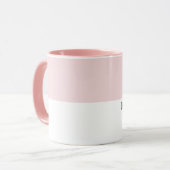 Moderne maandag zwarte lijn grappig citaat mok (Voorkant links)