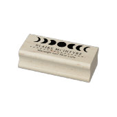 Moderne maanfasen Elegant Business Rubberstempel (Stempel)