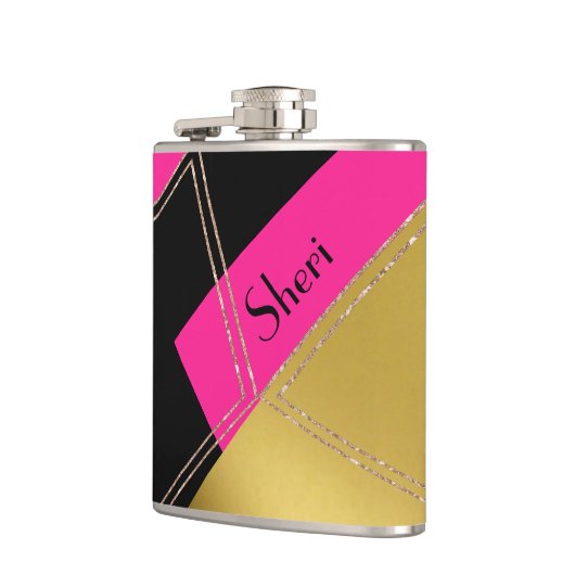 Moderne maatkolf heupfles (Links)