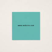 Moderne Made with Love Label Kaart (Achterkant)