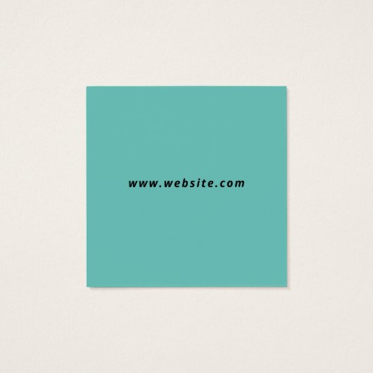 Moderne Made with Love Label Kaart (Achterkant)