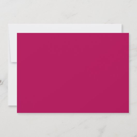 Moderne Magenta-Waterverf golven Save The Date (Achterkant)