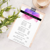 Moderne Magenta Waterverf Prijzen & de Diensten Flyer