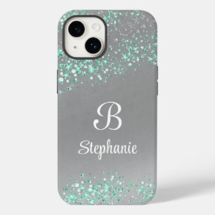 Moderne Magische Glitter sterren Zilver Case-Mate iPhone 14 Hoesje