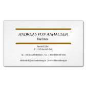 Moderne magneetkaarten visitekaartje magneet (Voorkant)