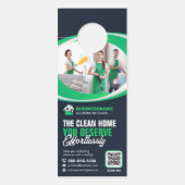 Moderne Maid House Schoonmaak Huishouding Janitori Deurhanger (Voorkant)