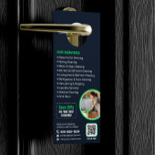 Moderne Maid House Schoonmaak Huishouding Janitori Deurhanger