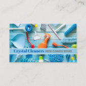 Moderne Maid Services Huishoudster Housekeeping Visitekaartje (Voorkant)