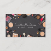 Moderne make-up artiest / cosmetica visitekaartje (Voorkant)