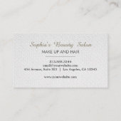 Moderne make-up artiest en kunstenaar Hair Stylist Visitekaartje (Achterkant)