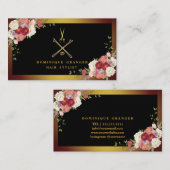 Moderne make-up artiest & haar stijlvol visitekaartje (Voorkant / Achterkant)