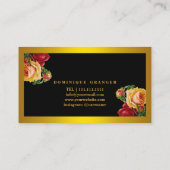 Moderne Make-up Artiest & Haar Stylist Salon Visitekaartje (Achterkant)