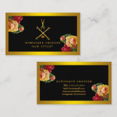 Moderne Make-up Artiest & Haar Stylist Salon Visitekaartje (Voorkant / Achterkant)