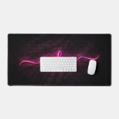 Moderne make-up artiest schoonheid monogram neon r bureaumat (Keyboard & Muis)