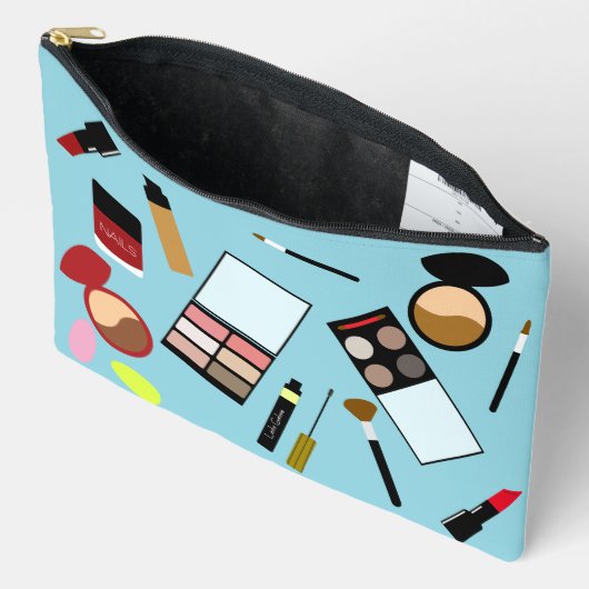 Moderne Make-up Artiest Tools Kit Accessoirezak Etui (Open)