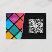 moderne make-up artist MUA foto kleine bedrijven Visitekaartje (Achterkant)