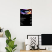 Moderne, make-up foto salon prijslijst poster (Thuiskantoor)