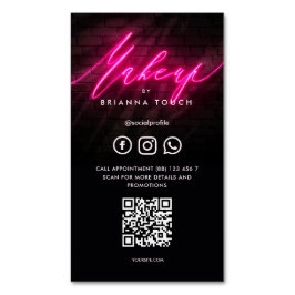 Moderne Make-up Schoonheidssalon Make-up Kunstenaa Magnetisch Visitekaartje